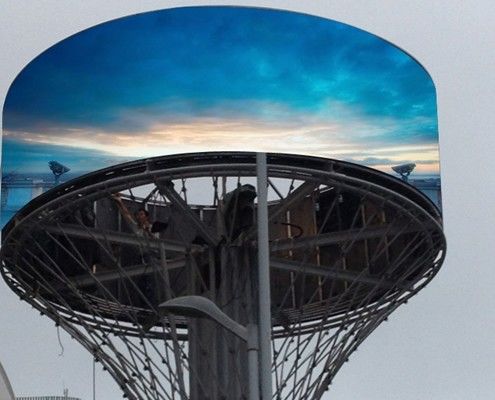 P6 Pantalla LED de alquiler comercial 4500ni - 6500ni Brillo