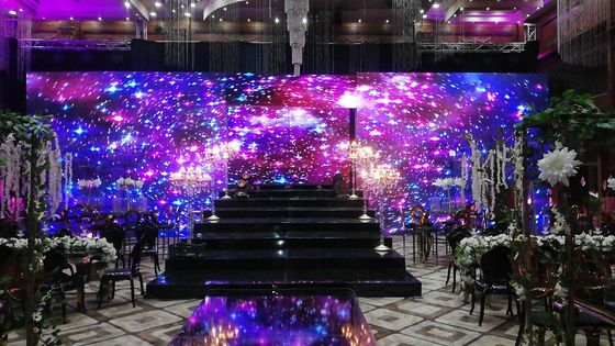 Panel de pantalla de LED interior sin costuras P1.53 Ángulo de visión curvado de 160°