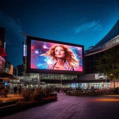 Display LED para publicidad comercial al aire libre P3.91 Tablero de pantalla LED digital fijo