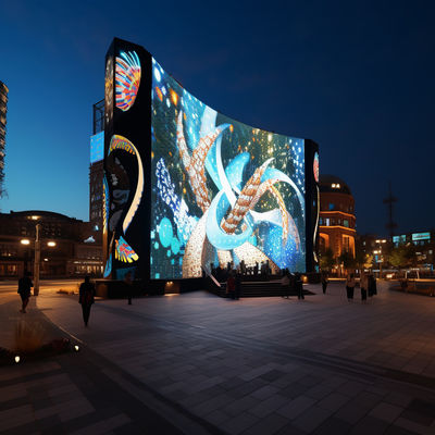 OEM / ODM Gran panel de pantalla LED P4 pantalla de pantalla de publicidad comercial LED