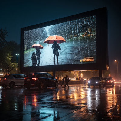 Display de LED a prueba de agua exterior sellado P5 5500nit-8500nit Brillo