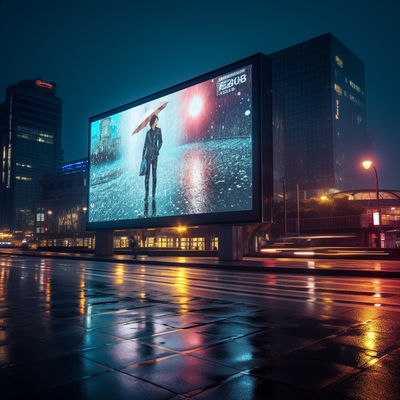 Display LED resistente al agua para exteriores P8 Flexible