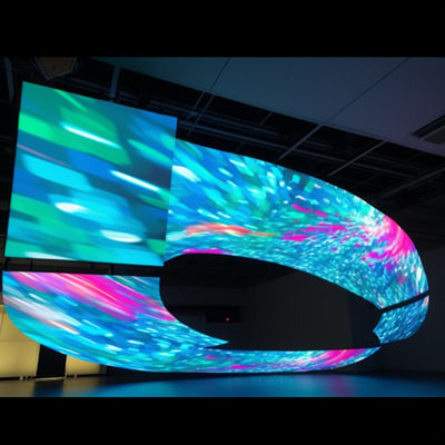 Pantalla LED flexible personalizada P3.91 Pantalla LED creativa ROHS