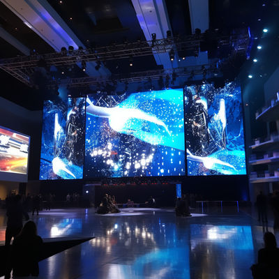 Display LED de alto contraste Pared de vídeo P5 / P6 Display LED de alquiler en interiores