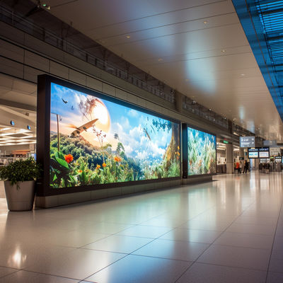 320*160mm Indoor LED Display con velocidad de escaneo de 1/64S y gabinete de aluminio de fundición a presión