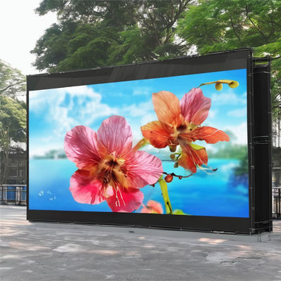 P2.976 Pantalla de publicidad LED exterior para fachadas de edificios Panfletos de anuncios Presentaciones de fachada Mantenimiento delantero Armario de hierro impermeable Pantalla de exhibición LED Pantalla de exhibición LED Para escenario