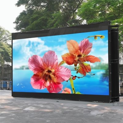 Pantalla LED de alquiler fija P 3.91 de color completo sin costuras con diseño elegante y ligero