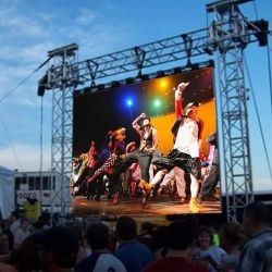 Alquiler de pantallas LED de escenario HDMI/DVI/VGA 500*500MM/500*1000MM para eventos
