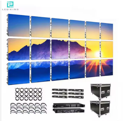 Displays de señalización digital LED de color completo, pantalla LED de pared de alquiler