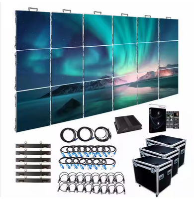 Alquiler de 500x500 mm 7680Hz escenario gran estadio edificio exterior pantalla LED para publicidad