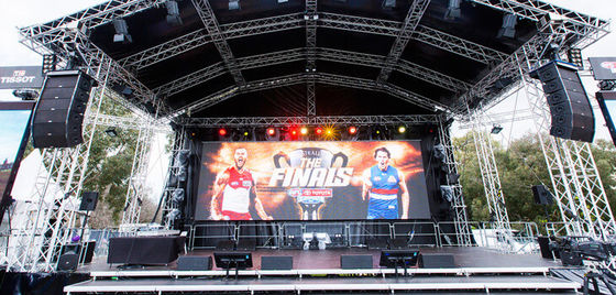 Pantalla LED de pantalla de color completo con SMD 3535 para escenario