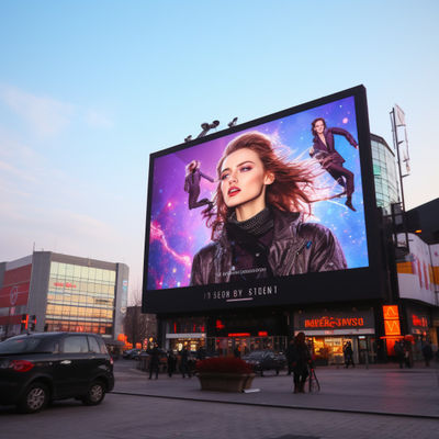 Consumo 5000 1 Relación de contraste Pantalla publicitaria LED exterior con método de instalación colgante