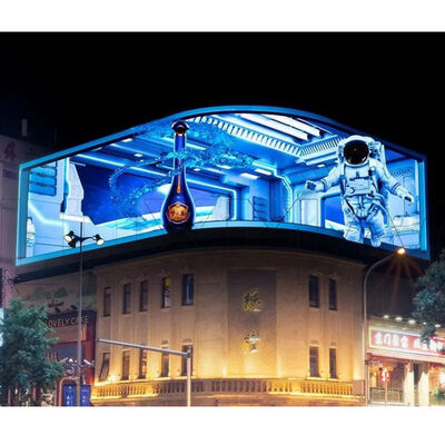 Pantalla LED de exterior de alto brillo con resistencia al agua IP65, frecuencia de actualización de 1920 Hz-3840 Hz y vida útil de 100000 horas