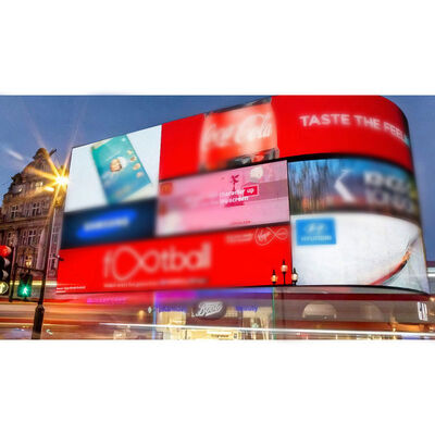 Pantalla LED de exterior de alto brillo con resistencia al agua IP65, frecuencia de actualización de 1920 Hz-3840 Hz y vida útil de 100000 horas