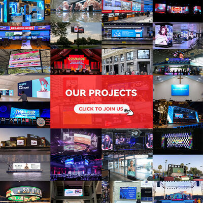 Outdoor LED Display Screen with 3840Hz Refresh Rate IP65 Waterproof Die-Cast Aluminum Cabinet for High Brightness Advertising