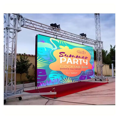 500x500mm Cabinet Size IP65 Waterproof Outdoor LED Display Screen with 3840-7680Hz Refresh Rate for Rental LED Video Wall