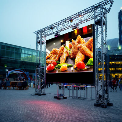 LEDKING P4.81mm Pixel Pitch Outdoor LED Display IP65 Waterproof with 3840-7680Hz Refresh Rate for Rental LED Screen