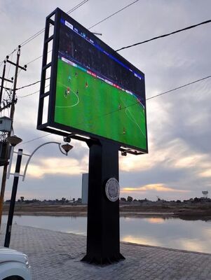 Pantalla LED para exteriores impermeable IP65 de venta directa de fábrica con brillo de 4500-5500cd y tamaño de gabinete de 960x960mm