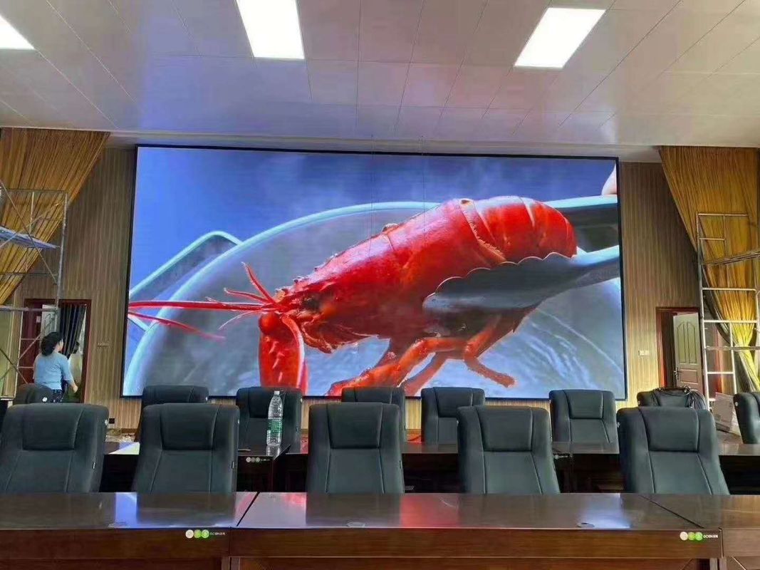 Potente pantalla de LED de color completo en interiores alquiler P1.86 Pixel Pitch