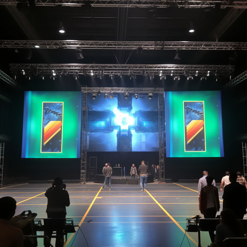 Concierto Indoor Stage Renta de pantalla LED Entrada HDMI / DVI / VGA
