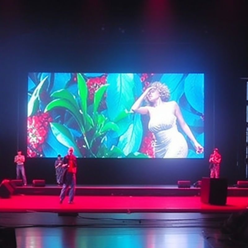 P3.91 Pantalla LED de escenario alquiler de pantalla LED de pared instalada en el exterior