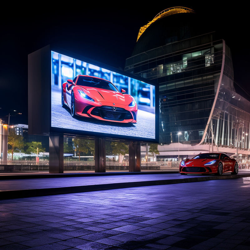 Color completo Nación Económica Impermeable P3.91 500*1000*90MM Pantalla de LED al aire libre