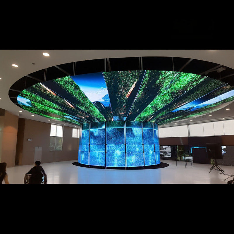 Modulo de color completo Tamaño P3/P3.91/P4/P4.81/P5/P6 Pantalla LED interior flexible con alto contraste y brillo