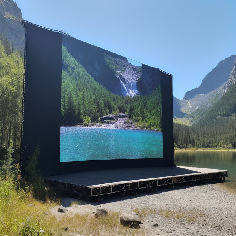 Instalación colgante de pantalla de publicidad LED exterior personalizable montada en pared montada en techo