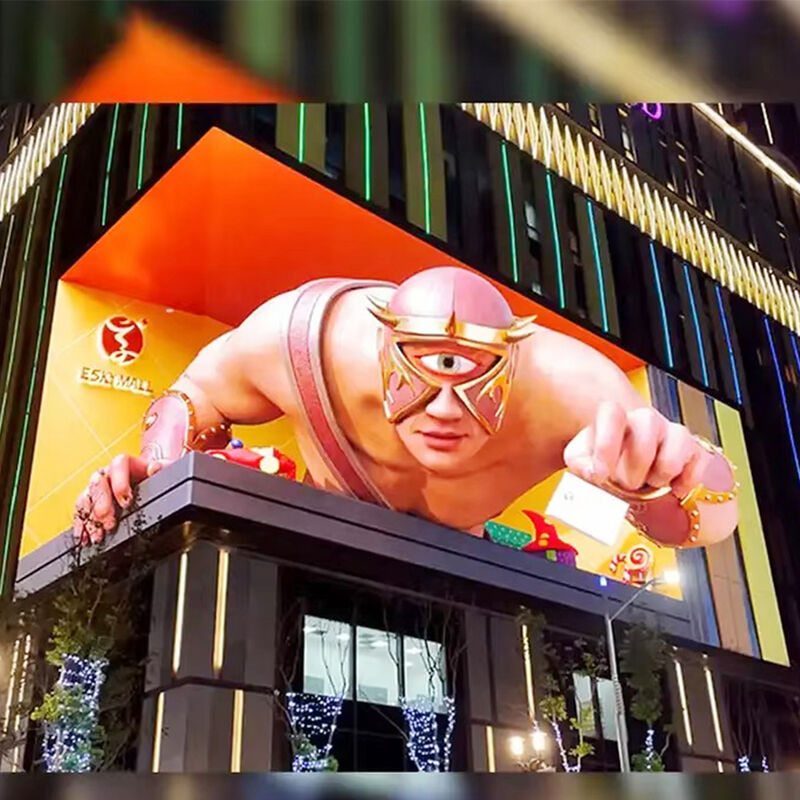 Pantalla LED de exterior de alto brillo con resistencia al agua IP65, frecuencia de actualización de 1920 Hz-3840 Hz y vida útil de 100000 horas