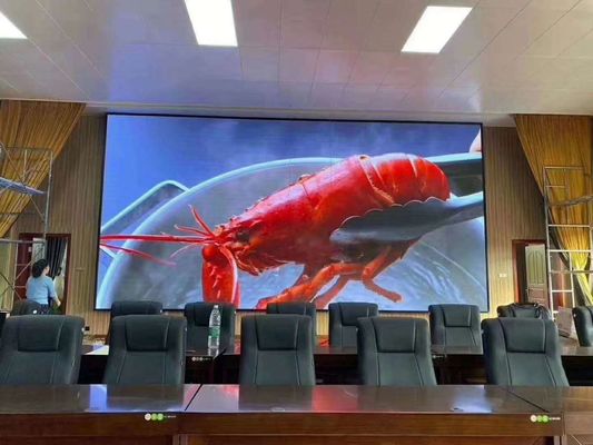 Potente pantalla de LED de color completo en interiores alquiler P1.86 Pixel Pitch