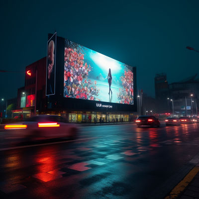 Pantalla LED de alquiler fija P 3.91 de color completo sin costuras con diseño elegante y ligero
