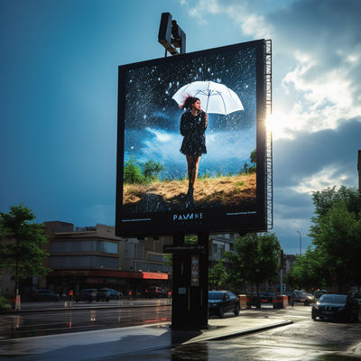 Pantalla de pantalla LED P3 impermeable para publicidad