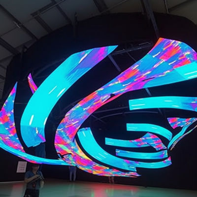 Pantalla LED ultra delgada y flexible de alto contraste fácil de instalar FCC