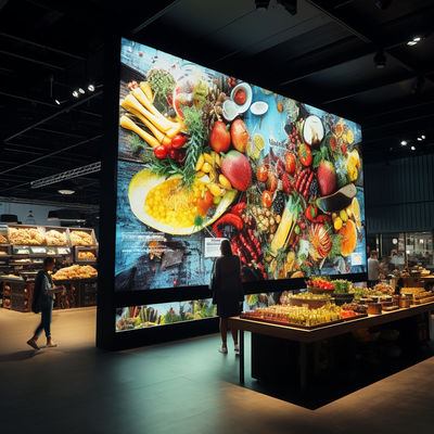 Brillante pantalla de LED fija en interiores Interfaz de entrada HDMI / DVI / VGA