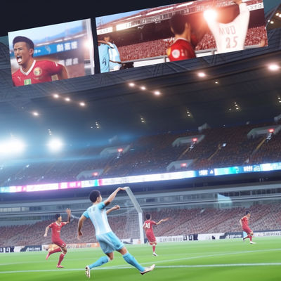Estadio de alta definición Gran pantalla 6500nits LED Perímetro de publicidad