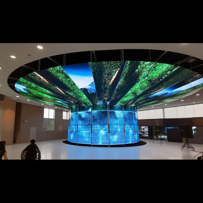 Modulo de color completo Tamaño P3/P3.91/P4/P4.81/P5/P6 Pantalla LED interior flexible con alto contraste y brillo