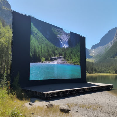 Instalación colgante de pantalla de publicidad LED exterior personalizable montada en pared montada en techo