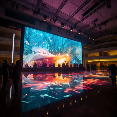 2.5mm 16.7M Colorida pantalla LED del estadio con 6500 nits Brillo