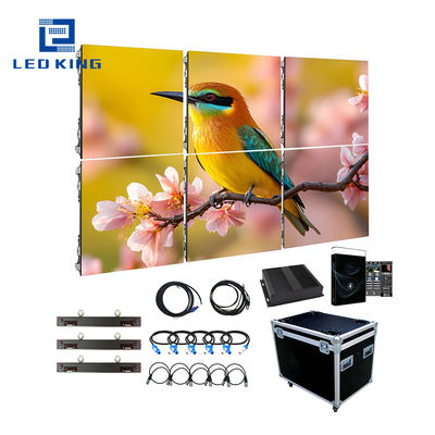 Ángulo de visión amplio de 160° LED brillante pantalla de pantalla de pared de vídeo para exposición y alquiler de eventos