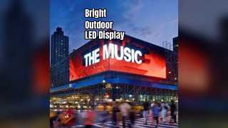 Pantalla LED brillante para exterior 3000cd/m2 P4.81
