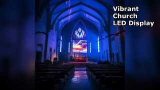 Pantalla LED para iglesia 16,7 millones de colores P2.976